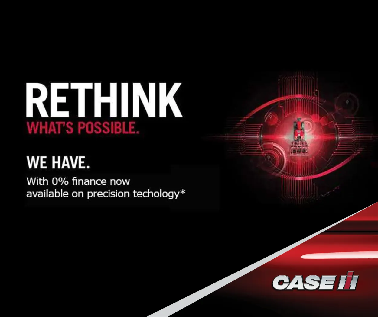 CASE IH TECHNOLOGY PRODUCTS 0% FINANCE OFFER